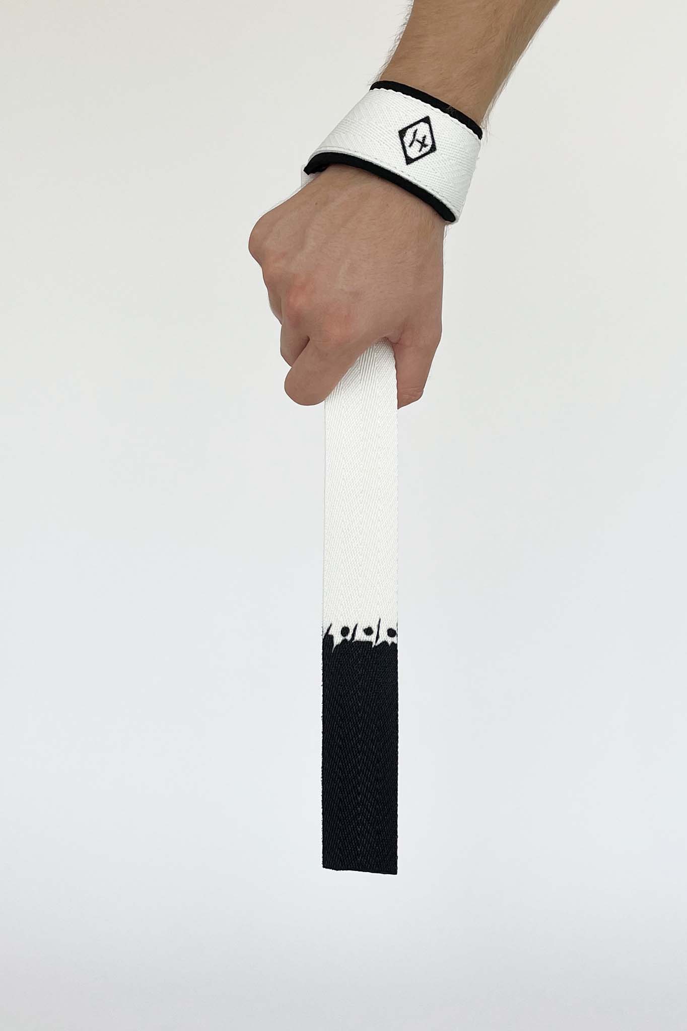 Anime lifting straps inspired by Kenpachi Zaraki from Bleach. Anime lifting gear for the gym