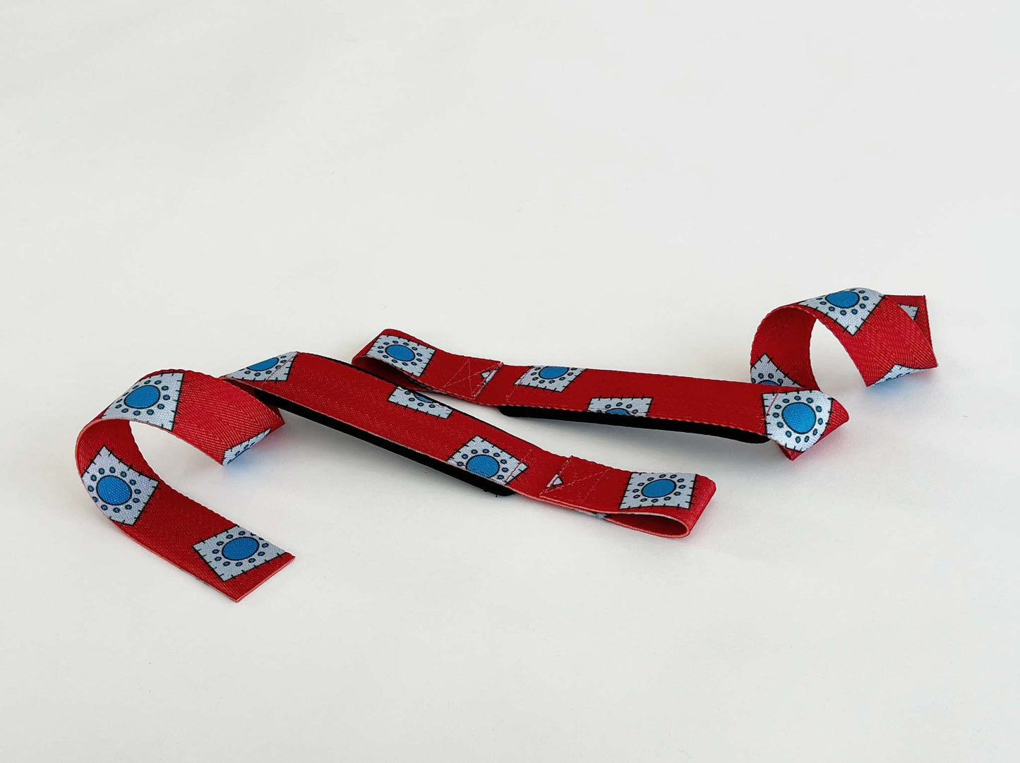 Anime lifting straps inspired by Wano arc Luffy from One Piece. Anime lifting gear for the gym