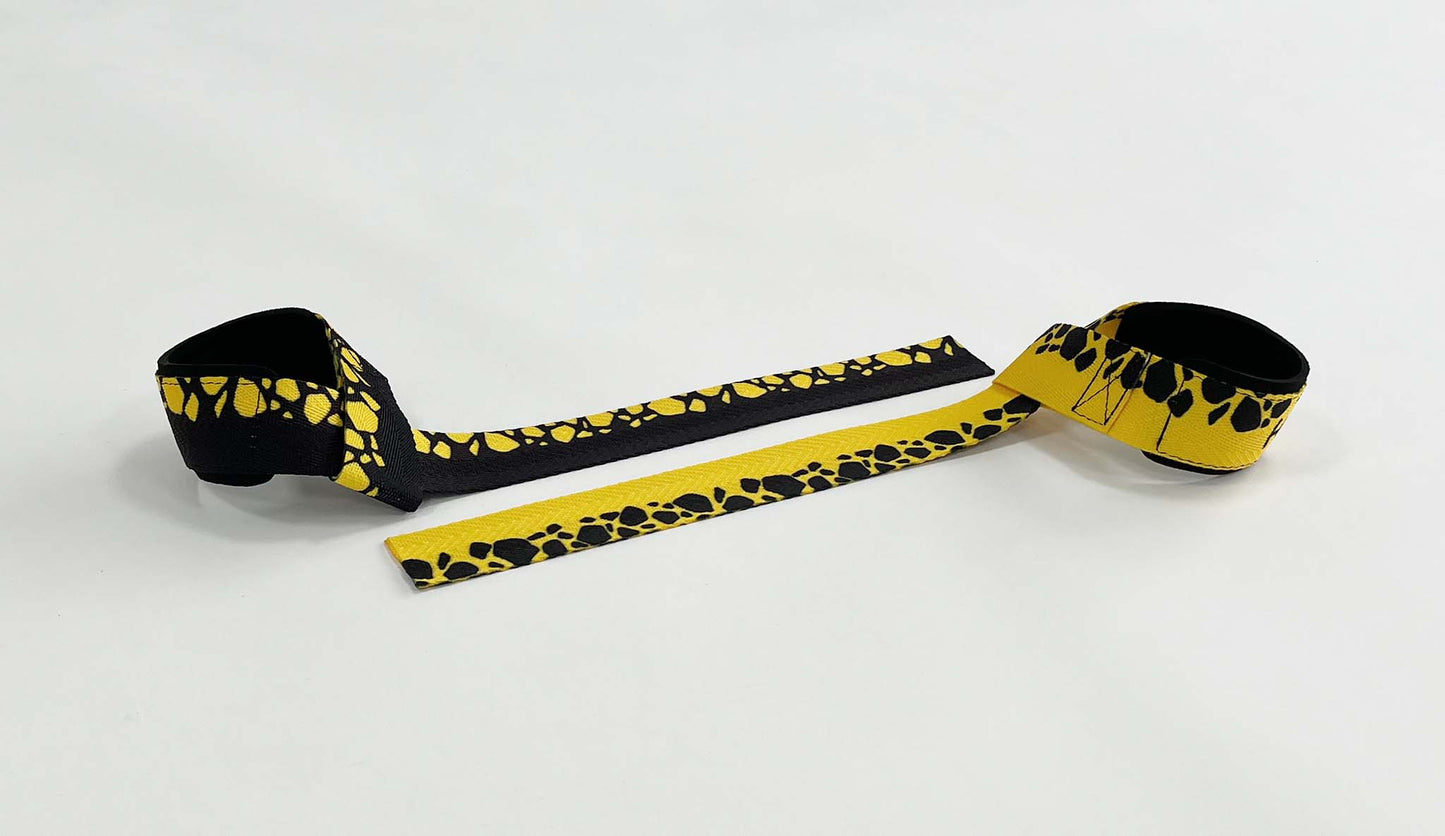 Anime lifting straps inspired by Trafalgar Law from One Piece. Anime lifting gear for the gym