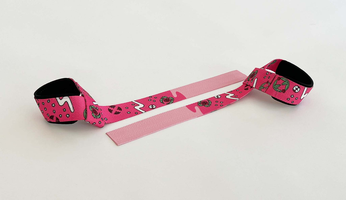 Anime lifting straps inspired by Shunsui from Bleach. Anime lifting gear for the gym