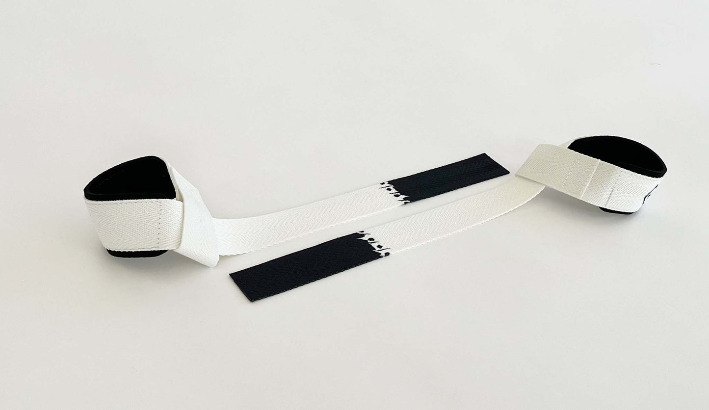 Anime lifting straps inspired by Kenpachi Zaraki from Bleach. Anime lifting gear for the gym