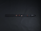An anime powerlifting belt, 13mm thick and 4 inch wide. Featuring 4 embroidery patches inspired by Berserk. First patch is Casca, second is behelit, third is featuring Guts and the fourth is a Yunak's Lifting Club patch. The photo is top down view of the belt.