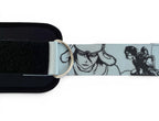 A pair of cable cuffs inspired by Rukia from Bleach. Details shot