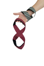 Anime 8 figure lifting straps inspired by Tomioka from Demon Slayer. Anime lifting gear for the gym
