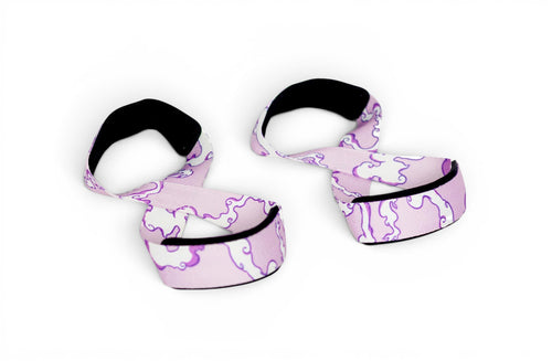 Anime 8 figure lifting straps inspired by Gear 5 Luffy from One Piece. Anime lifting gear for the gym