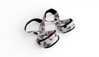 Anime 8 figure lifting straps inspired by Kuromi from Sanrio. Anime lifting gear for the gym