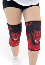 7mm thick knee sleeves inspired by Kenpachi from Bleach. Anime knee sleeves for the gym with Zaraki anime design for weightlifting