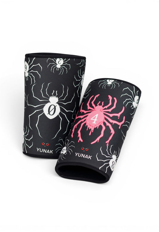 7mm thick knee sleeves inspired by Hisoka and the Phantom Troupe from Hunter x Hunter. Anime knee sleeves for the gym with Hisoka anime design for weightlifting