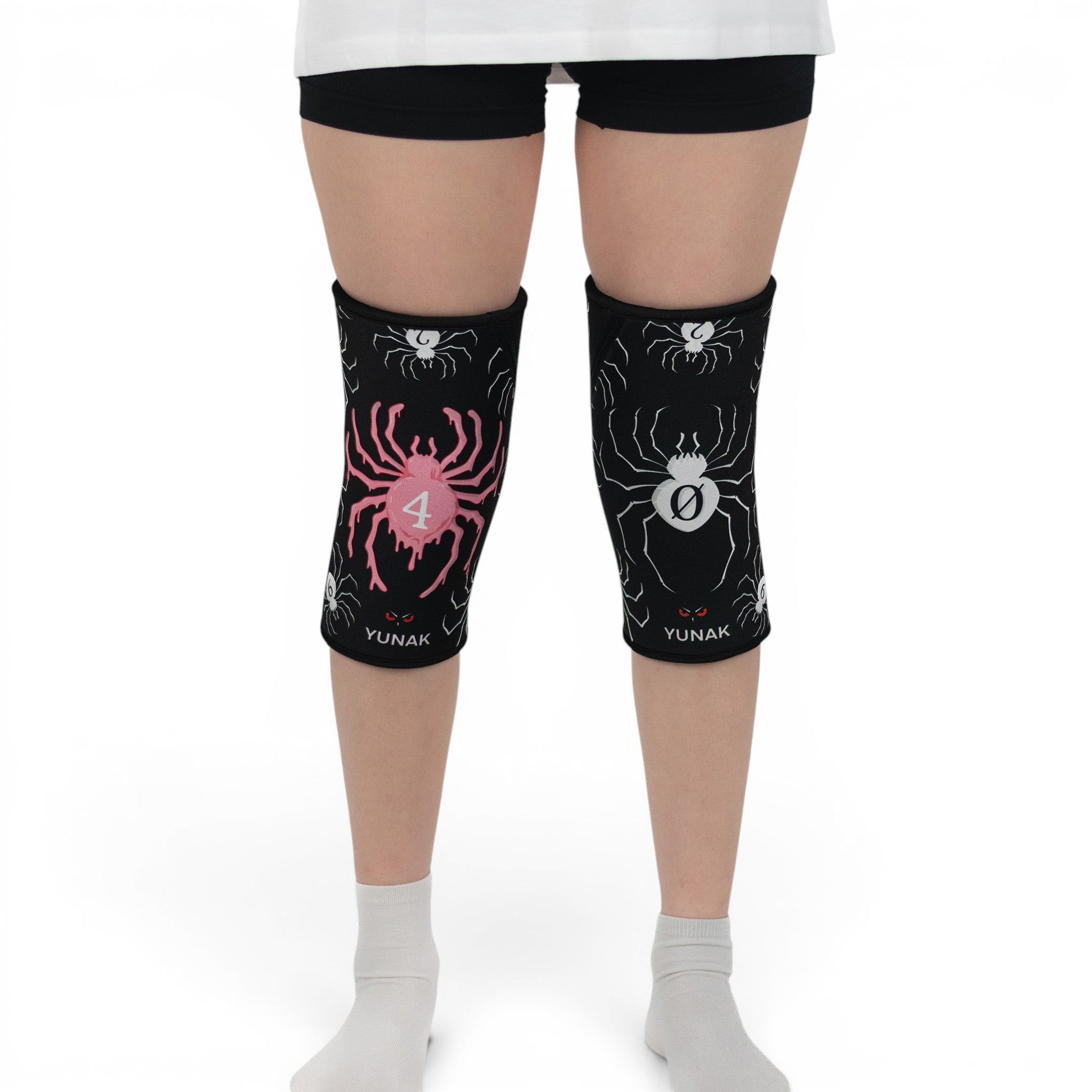 7mm thick knee sleeves inspired by Hisoka and the Phantom Troupe from Hunter x Hunter. Anime knee sleeves for the gym with Hisoka anime design for weightlifting