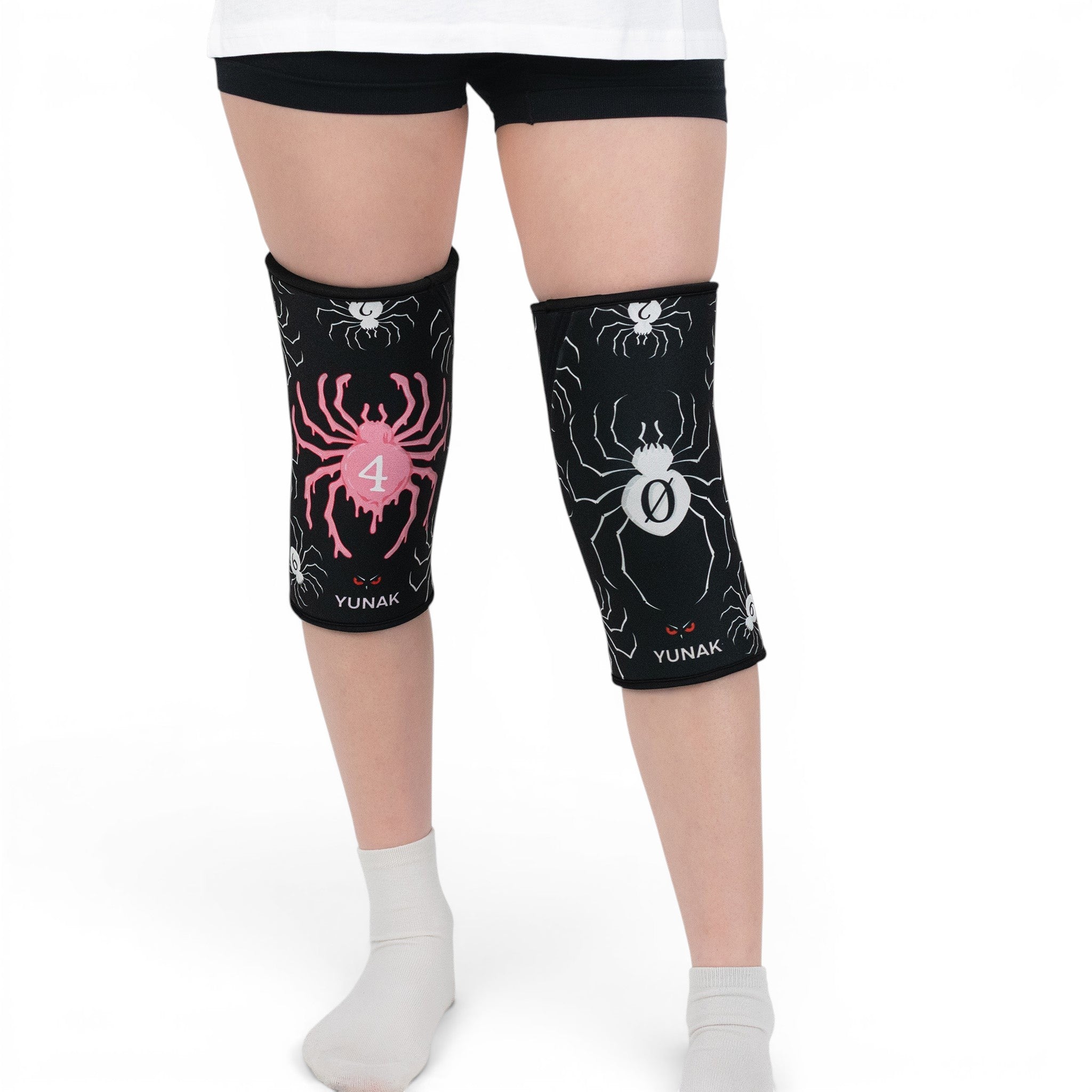 7mm thick knee sleeves inspired by Hisoka and the Phantom Troupe from Hunter x Hunter. Anime knee sleeves for the gym with Hisoka anime design for weightlifting