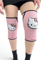 7mm thick knee sleeves inspired by Hello Kitty from Sanrio. Anime knee sleeves for the gym with Hello Kitty anime design for weightlifting