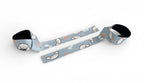 Anime lifting straps inspired by Cinnamoroll from Sanrio. Anime lifting gear for the gym