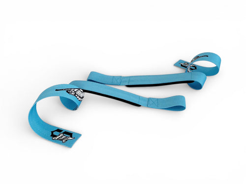 Anime lifting straps inspired by Grimmjow 6th Espada from Bleach. Anime lifting gear for the gym