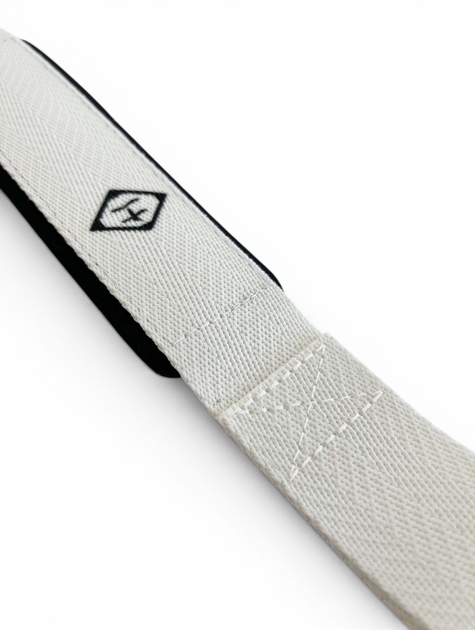 Anime lifting straps inspired by Kenpachi Zaraki from Bleach. Anime lifting gear for the gym. Details shot