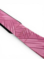 Anime lifting straps inspired by Mitsuri Kanroji the love hashira from Demon Slayer. Anime lifting gear for the gym. Details shot