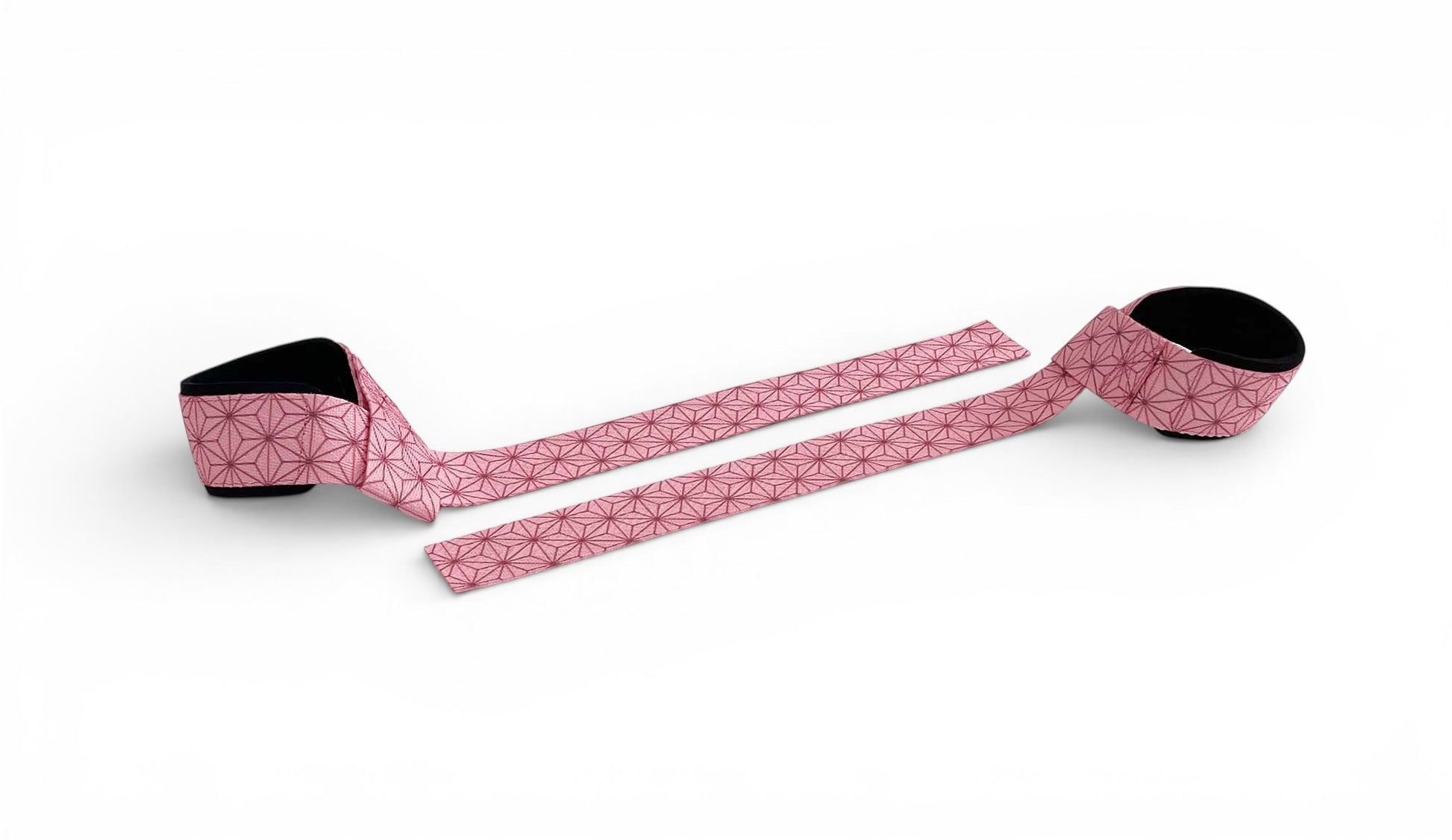 Anime lifting straps inspired by Nezuko from Demon Slayer. Anime lifting gear for the gym
