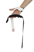 Anime lifting straps inspired by Megumi from Jujutsu Kaisen. Anime lifting gear for the gym