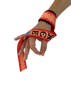 Anime lifting straps inspired by Ace from One Piece. Anime lifting gear for the gym
