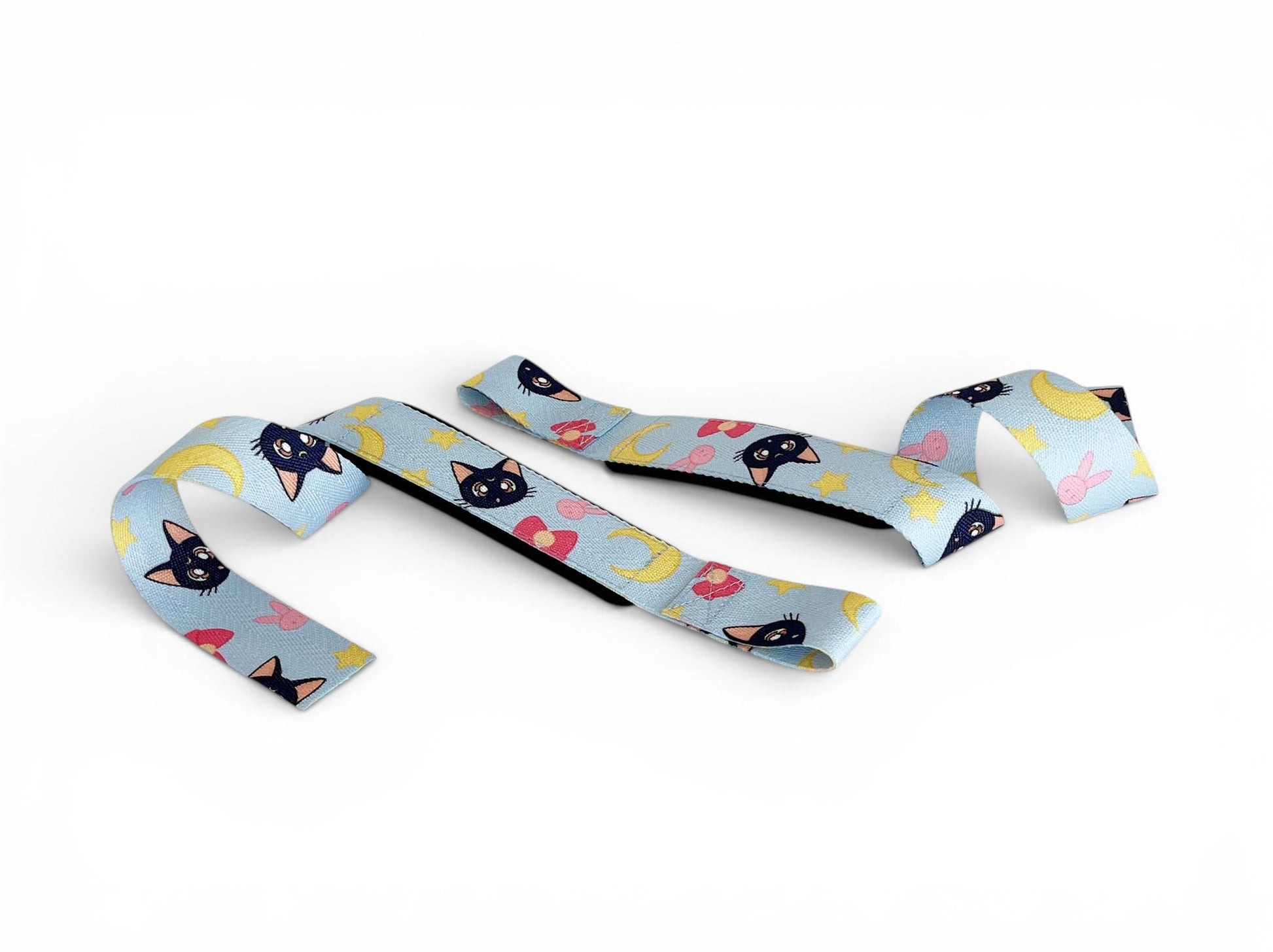 Anime lifting straps inspired by Usagi from Sailor Moon. Anime lifting gear for the gym