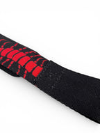Anime lifting straps inspired by Kaneki from Tokyo Ghoul. Anime lifting gear for the gym. Details shot