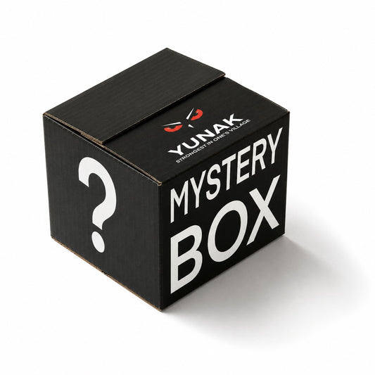 A characterised render of a mystery bundle box