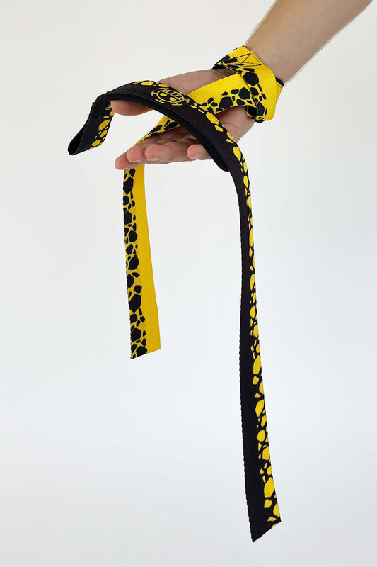 Anime lifting straps inspired by Trafalgar Law from One Piece. Anime lifting gear for the gym