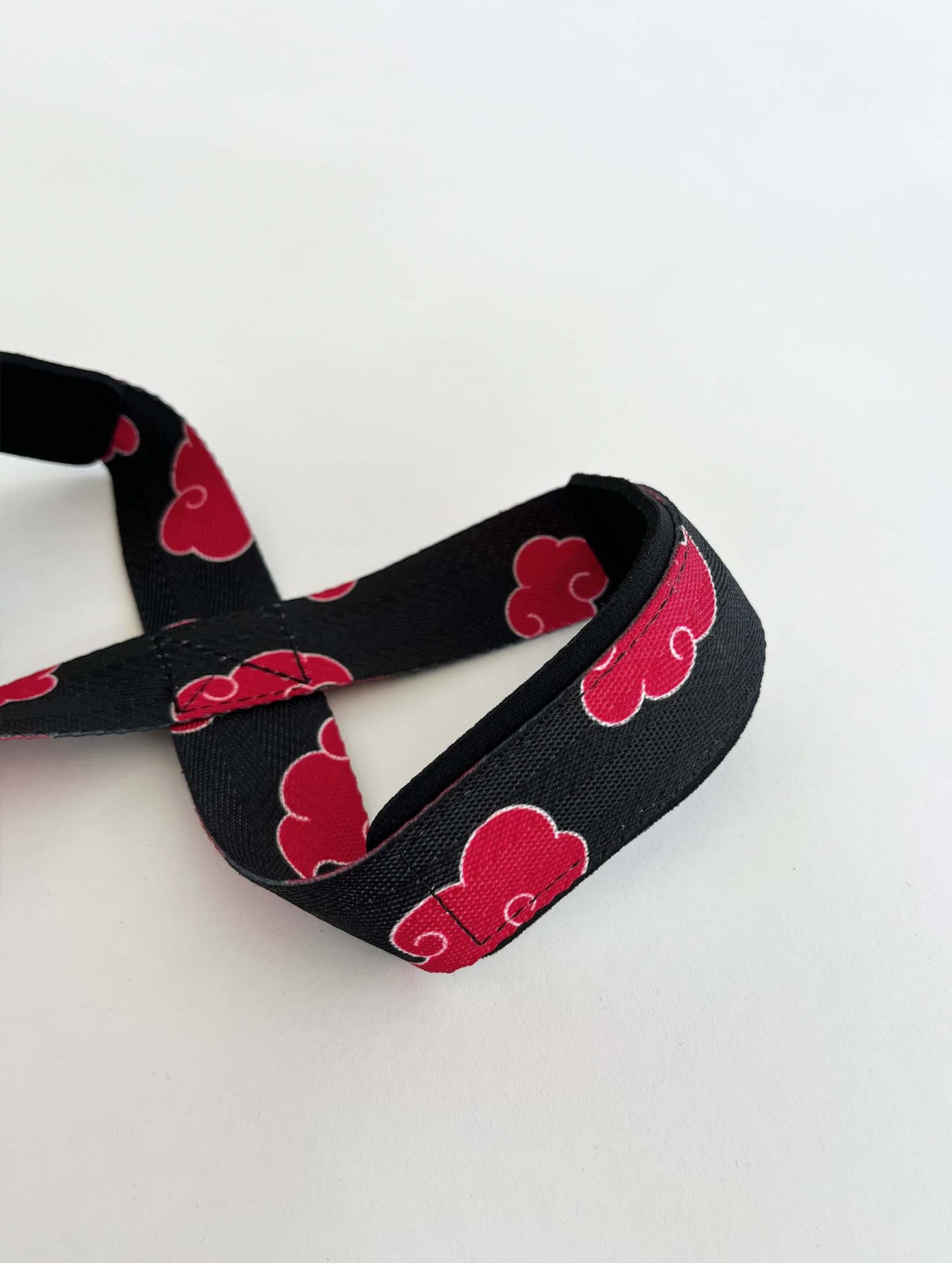 Anime 8 figure lifting straps inspired by Akatsuki from Naruto. Anime lifting gear for the gym