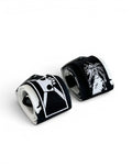Embroidered anime wrist wraps inspired by Ichigo from Bleach. Anime lifting wraps for the gym