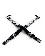 Embroidered anime wrist wraps inspired by Ichigo from Bleach. Anime lifting wraps for the gym