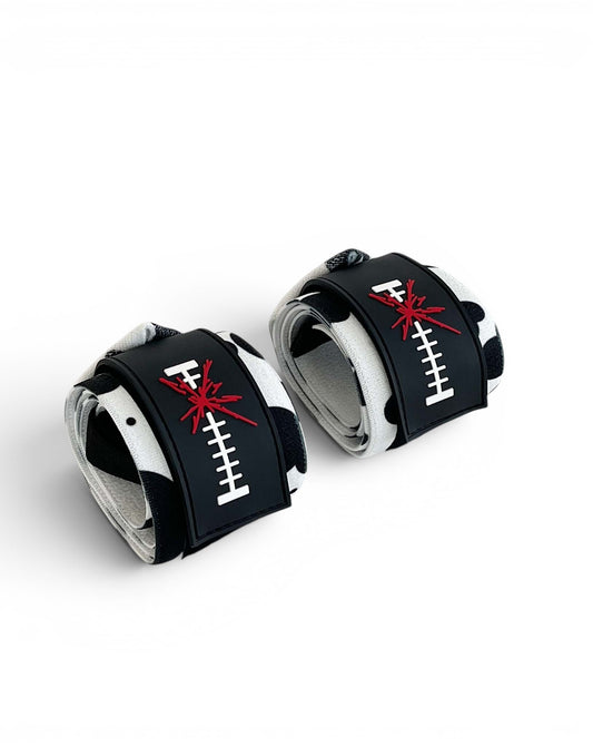 Anime wrist wraps inspired by Nanami Kento from Jujutsu Kaisen. Anime jjk lifting wraps for the gym in white