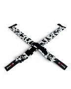 Anime wrist wraps inspired by Nanami Kento from Jujutsu Kaisen. Anime jjk lifting wraps for the gym in white