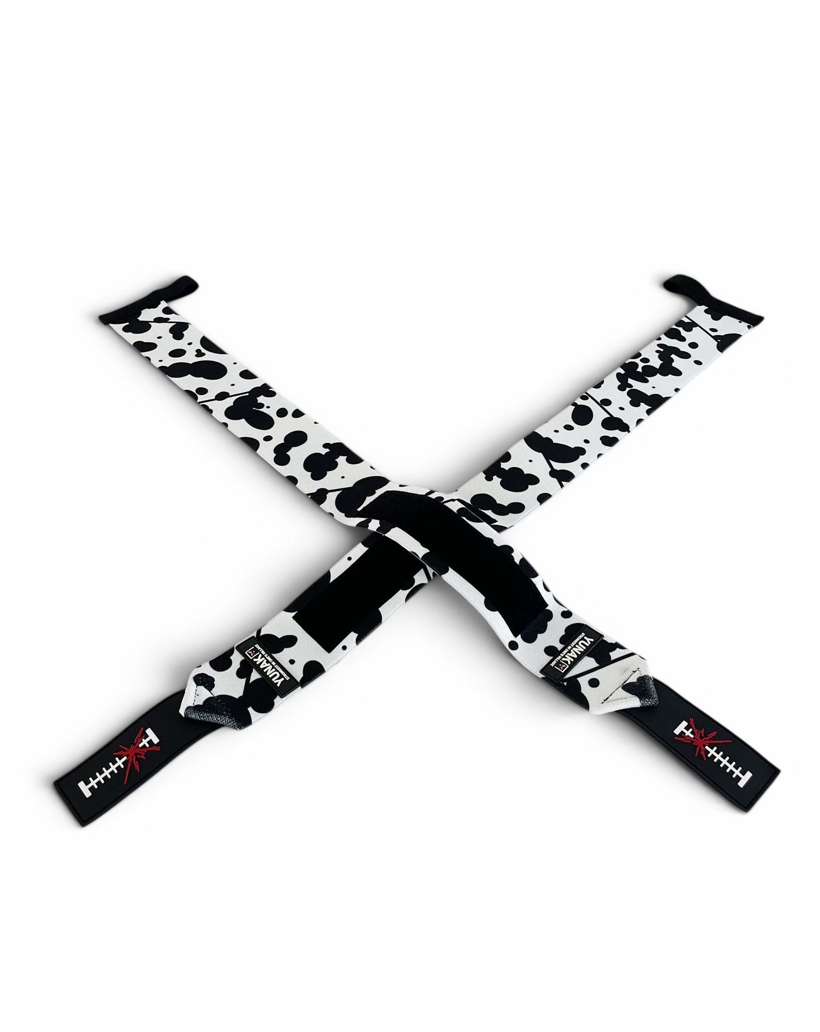 Anime wrist wraps inspired by Nanami Kento from Jujutsu Kaisen. Anime jjk lifting wraps for the gym in white