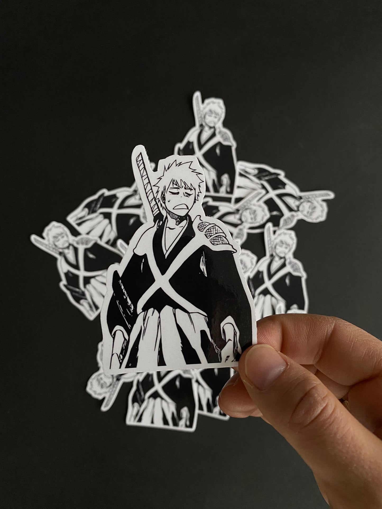 Close up of the sticker inspired after Ichigo