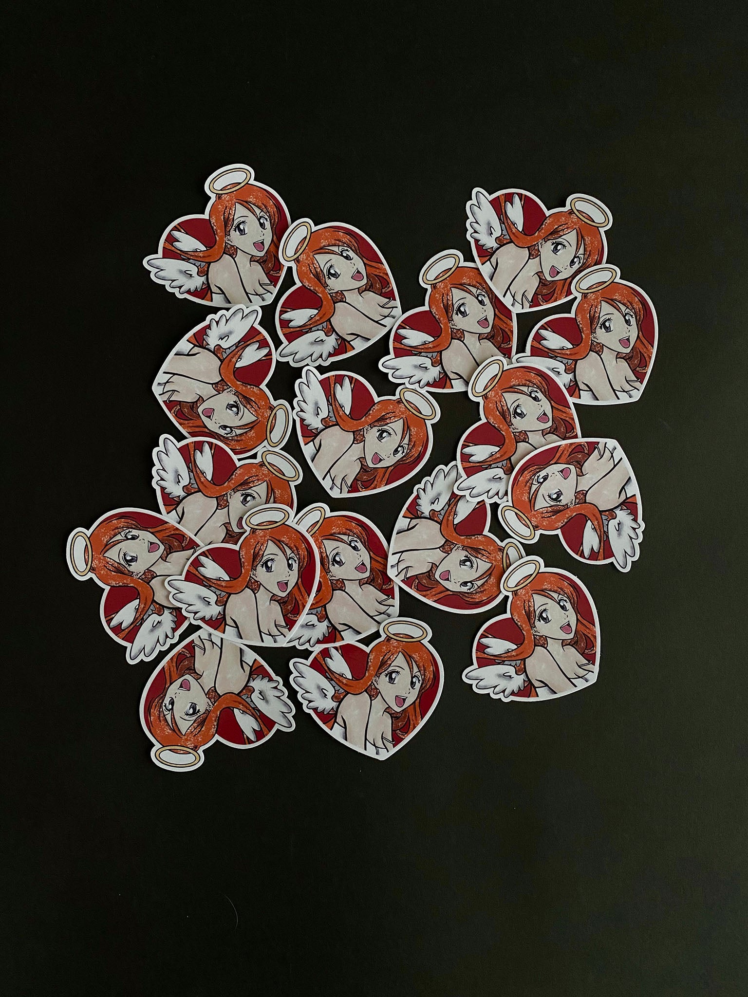 A bundle of vinyl glossy stickers inspired by Bleach. Featuring Rukia, Orihime, Rangiku and Ichigo. Bundle contains 5 stickers